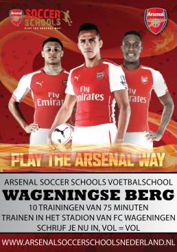Arsenal Soccer School Wageningse Berg voorjaar 2015